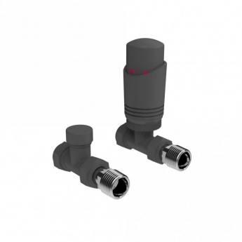 Prestige Design Twin Pack Straight TRV - Anthracite | Product Image