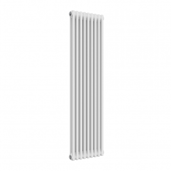 MaxHeat Evesham White 2-Column Vertical Radiator 1500mm (H) x 425mm (W)