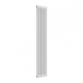 MaxHeat Evesham White 2-Column Vertical Radiator 1800mm (H) x 335mm (W) | Product Image