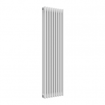MaxHeat Evesham White 3-Column Vertical Radiator 1500mm (H) x 425mm (W) | Product Image