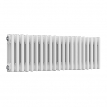 MaxHeat Evesham White 3-Column Horizontal Radiator 300mm (H) x 965mm (W) | Product Image