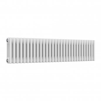 MaxHeat Evesham White 3-Column Horizontal Radiator 300mm (H) x 1370mm (W) | Product Image