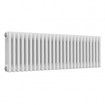 MaxHeat Evesham White 3-Column Horizontal Radiator 400mm (H) x 1190mm (W) | Product Image