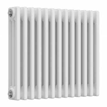 MaxHeat Evesham White 3-Column Horizontal Radiator 500mm (H) x 605mm (W) | Product Image