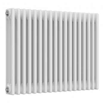 MaxHeat Evesham White 3-Column Horizontal Radiator 600mm (H) x 830mm (W) | Product Image