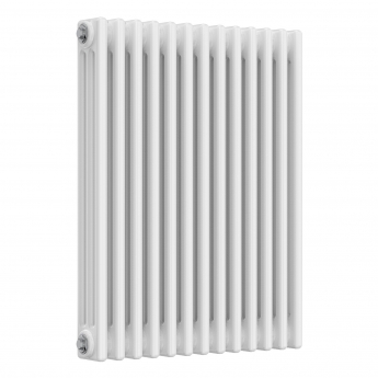 MaxHeat Evesham White 3-Column Horizontal Radiator 750mm (H) x 605mm (W) | Product Image