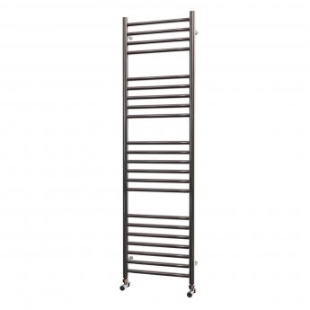 MaxHeat Falmouth Straight Towel Rail 1400mm High x 400mm Wide Polished Stainless Steel