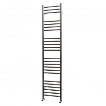 MaxHeat Falmouth Stainless Steel Straight Heated Ladder Towel Rail