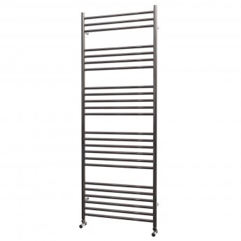 MaxHeat Falmouth Straight Heated Towel Rail 1600mm H x 600mm W Stainless Steel