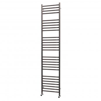 MaxHeat Falmouth Straight Towel Rail 1800mm High x 400mm Wide Polished Stainless Steel