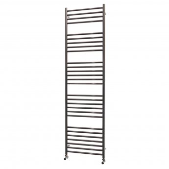 MaxHeat Falmouth Straight Towel Rail 1800mm High x 500mm Wide Polished Stainless Steel