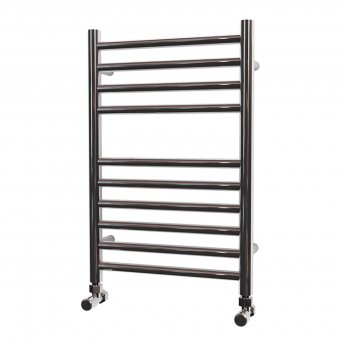 MaxHeat Falmouth Straight Towel Rail 600mm High x 400mm Wide Polished Stainless Steel