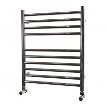 MaxHeat Falmouth Straight Towel Rail 600mm High x 500mm Wide Polished Stainless Steel