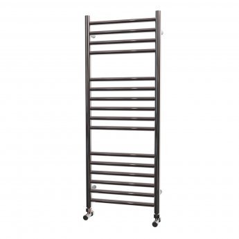 MaxHeat Falmouth Straight Towel Rail 1000mm High x 400mm Wide Polished Stainless Steel