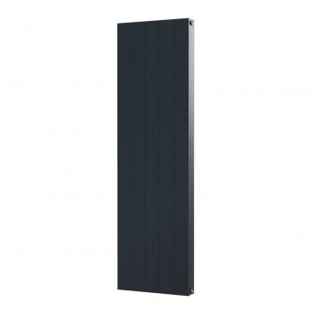 MaxHeat Tempo Double Designer Vertical Radiator 1600mm H x 466mm W - Anthracite