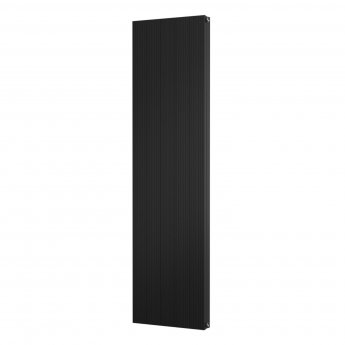 MaxHeat Tempo Double Designer Vertical Radiator 1800mm H x 466mm W - Black