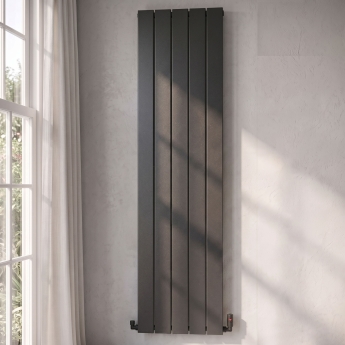 MaxHeat Nitro Anthracite Vertical Aluminium Designer Radiator | Product Image