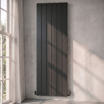 MaxHeat Nitro Anthracite Vertical Aluminium Designer Radiator | Product Image