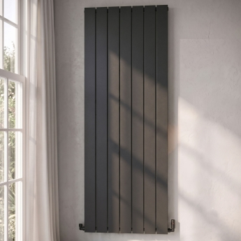 MaxHeat Nitro Anthracite Vertical Aluminium Designer Radiator | Product Image
