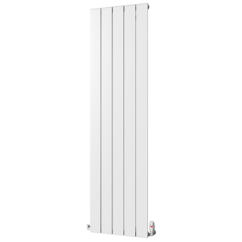 MaxHeat Nitro White Vertical Aluminium Designer Radiator | Product Image