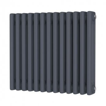MaxHeat Octavius 3-Column Horizontal Radiator 500mm H x 999mm W - Anthracite