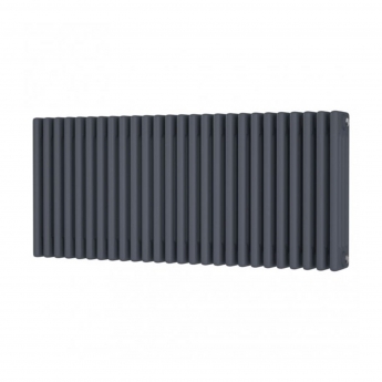 MaxHeat Octavius 4-Column Horizontal Radiator 500mm H x 1164mm W - Anthracite