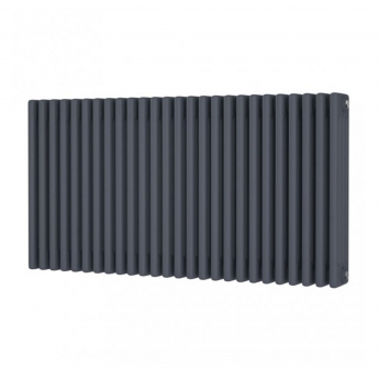 MaxHeat Octavius 4-Column Horizontal Radiator 600mm H x 1164mm W - Anthracite