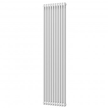 MaxHeat Octavius 2-Column Vertical Radiator 1800mm H x 460mm W - White