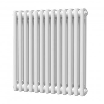 MaxHeat Octavius 2-Column Horizontal Radiator 600mm H x 592mm W - White