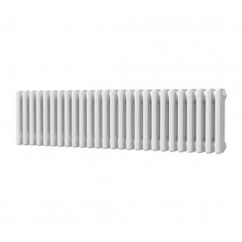 MaxHeat Octavius 3-Column Horizontal Radiator 300mm H x 1177mm W - White