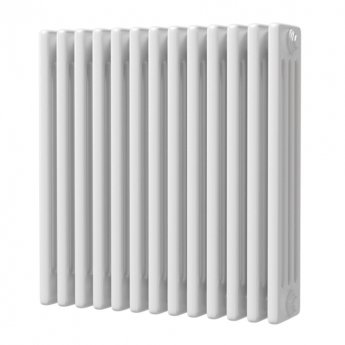 MaxHeat Octavius 4-Column Horizontal Radiator 600mm H x 592mm W - White