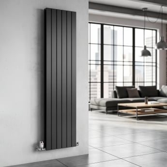 MaxHeat Pulse Anthracite Vertical Designer Radiator