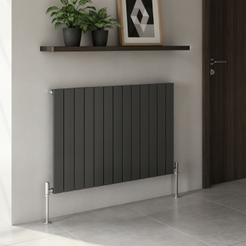MaxHeat Pulse Anthracite Horizontal Designer Radiator
