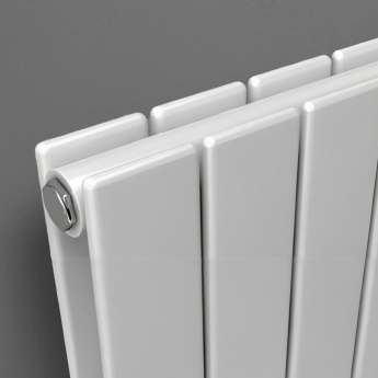 MaxHeat Pulse White Vertical Designer Radiator