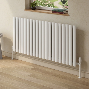 MaxHeat Rapid White Horizontal Designer Radiator