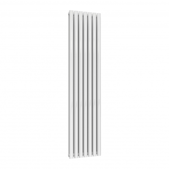 MaxHeat Rapid White Double Vertical Designer Radiator 1800mm (H) x 420mm (W) | Product Image