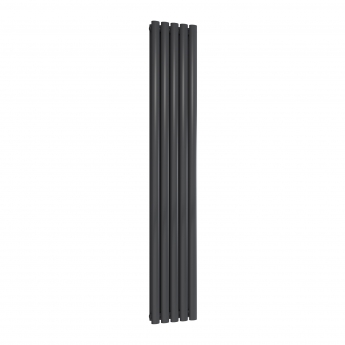 MaxHeat Rapid Anthracite Double Vertical Designer Radiator 1800mm (H) x 300mm (W) | Product Image