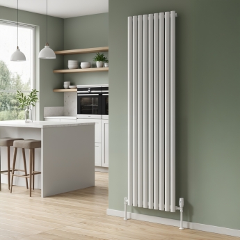 MaxHeat Rapid White Vertical Designer Radiator