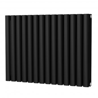 MaxHeat Saltash Double Horizontal Radiator 600mm High x 812mm Wide Black