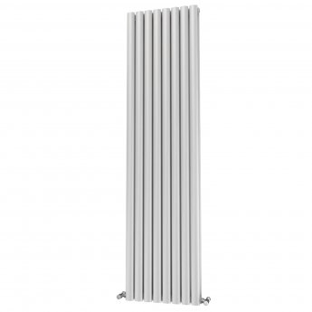 MaxHeat Saltash Double Designer Vertical Radiator 1800mm H x 464mm W White