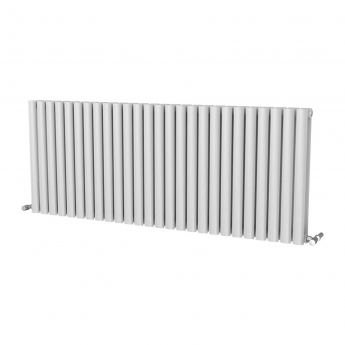 MaxHeat Saltash Double Designer Horizontal Radiator 600mm H x 1508mm W White