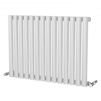 MaxHeat Saltash Single Designer Horizontal Radiator 600mm H x 812mm W White