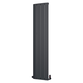 MaxHeat Shift Black Vertical Aluminium Designer Radiator | Product Image