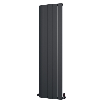 MaxHeat Shift Black Vertical Aluminium Designer Radiator | Product Image