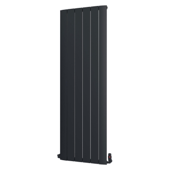 MaxHeat Shift Black Vertical Aluminium Designer Radiator | Product Image