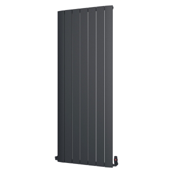 MaxHeat Shift Black Vertical Aluminium Designer Radiator | Product Image