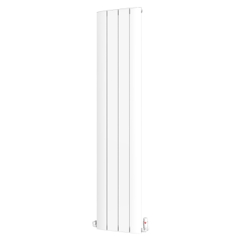 MaxHeat Shift White Vertical Aluminium Designer Radiator | Product Image