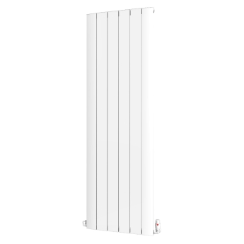MaxHeat Shift White Vertical Aluminium Designer Radiator | Product Image