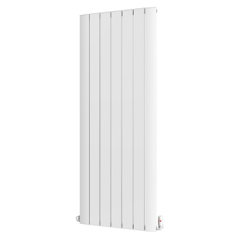 MaxHeat Shift White Vertical Aluminium Designer Radiator | Product Image