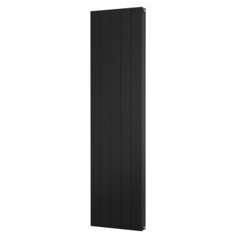 MaxHeat Stride Double Designer Vertical Radiator 1800mm H x 466mm W - Black